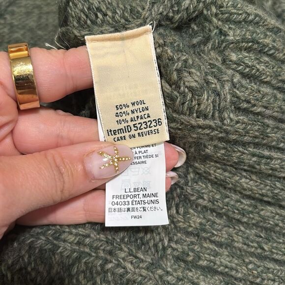 NWT L.L.Bean Heritage Blend Sweater - Picture 4 of 4